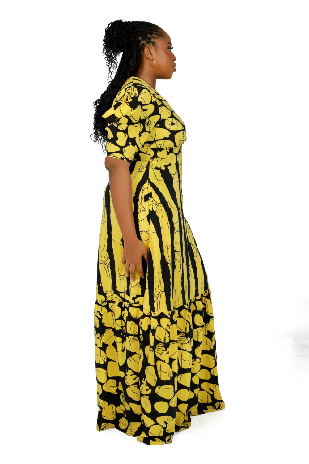 Amara Maxi Dress - Yellow - Image 2