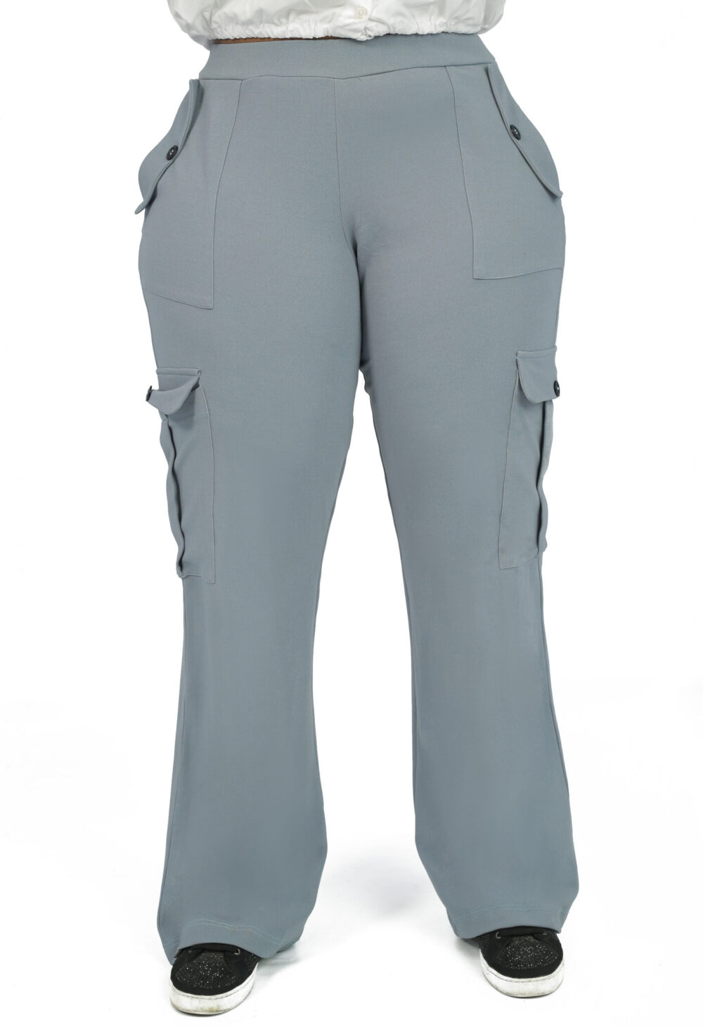 Olanna Cargo Trousers - Powder Blue