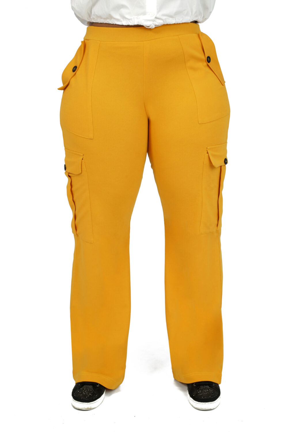 Olanna Cargo Trousers - Yellow