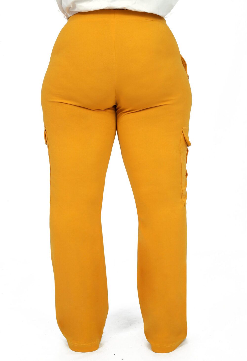 Olanna Cargo Trousers - Yellow - Image 3