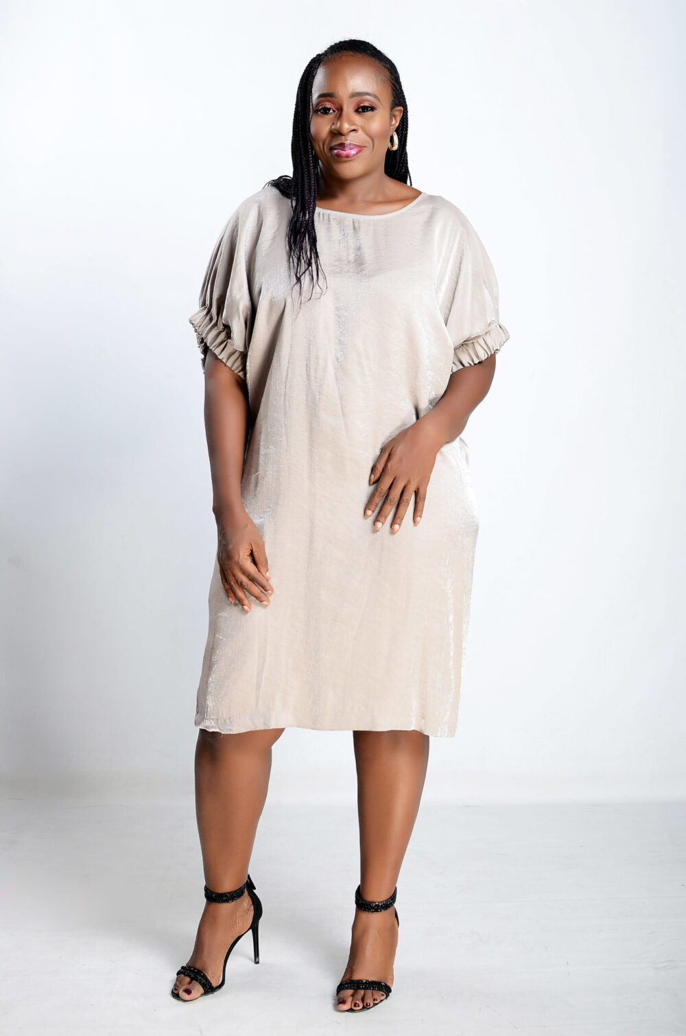 Shift Dress - Pewter