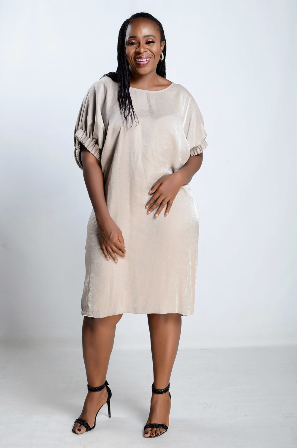 Shift Dress - Pewter - Image 2