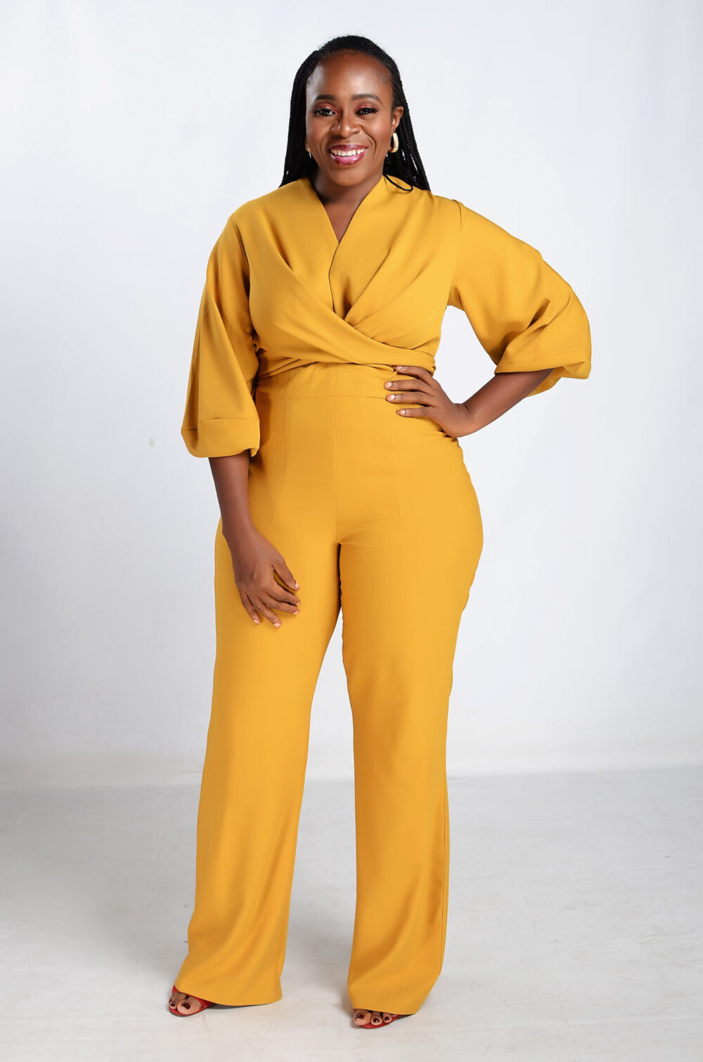 End of Discussion Jumpsuit - Yellow