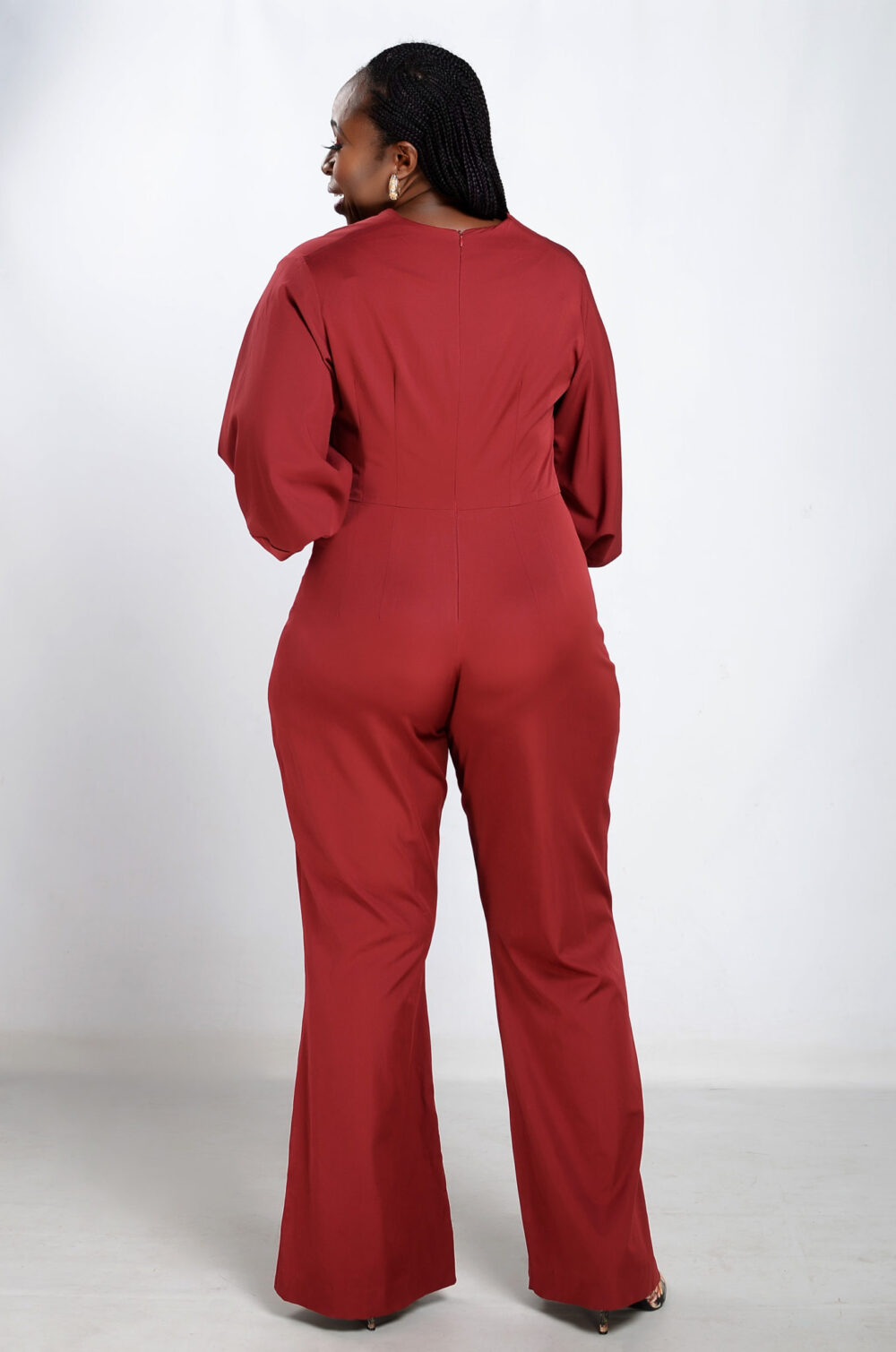 End of Discussion Jumpsuit - Red - Image 3