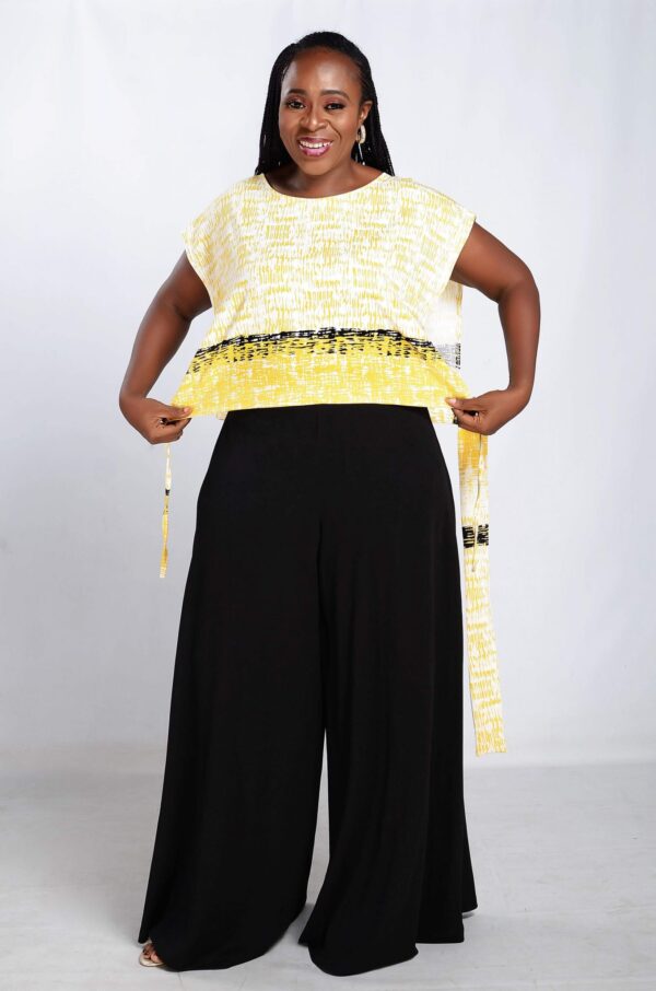 Kele Cullotes Set - Yellow and Black - Image 5