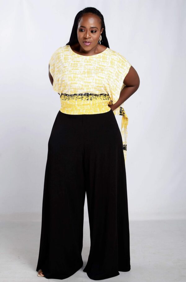 Kele Cullotes Set - Yellow and Black - Image 6