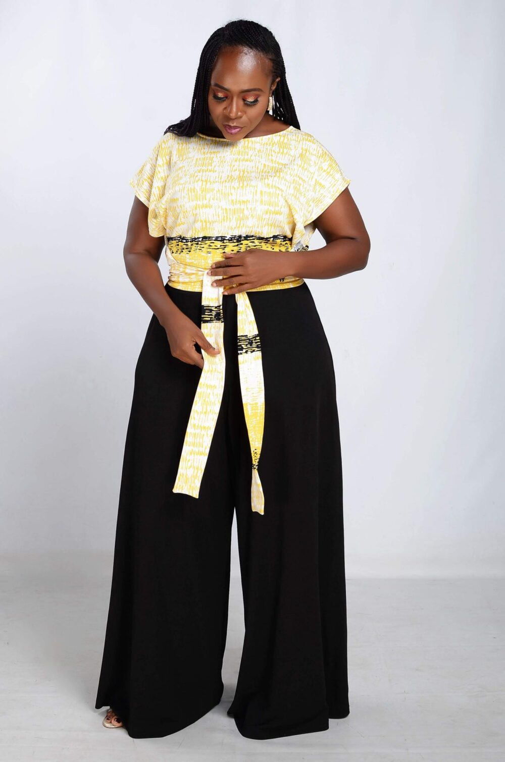 A-Line Cullottes - Black - Image 3