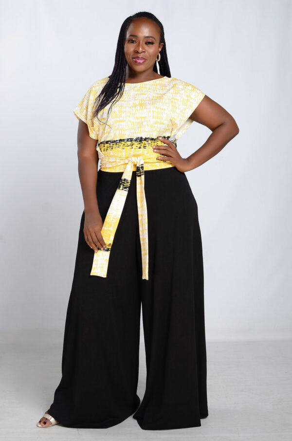 Kele Cullotes Set - Yellow and Black
