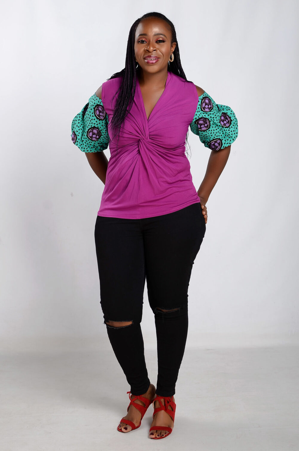 Twist Top - Pink