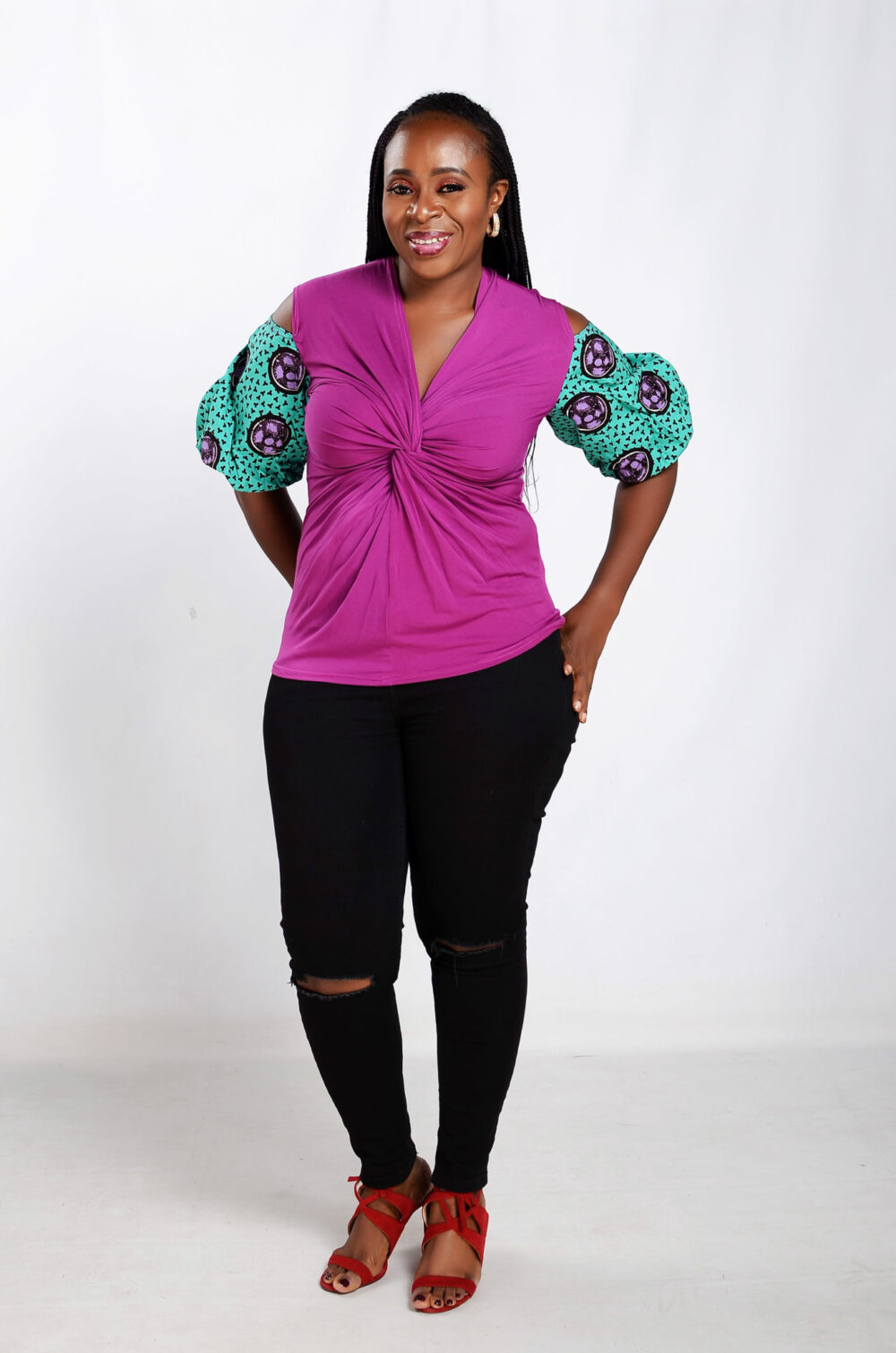 Twist Top - Pink - Image 2