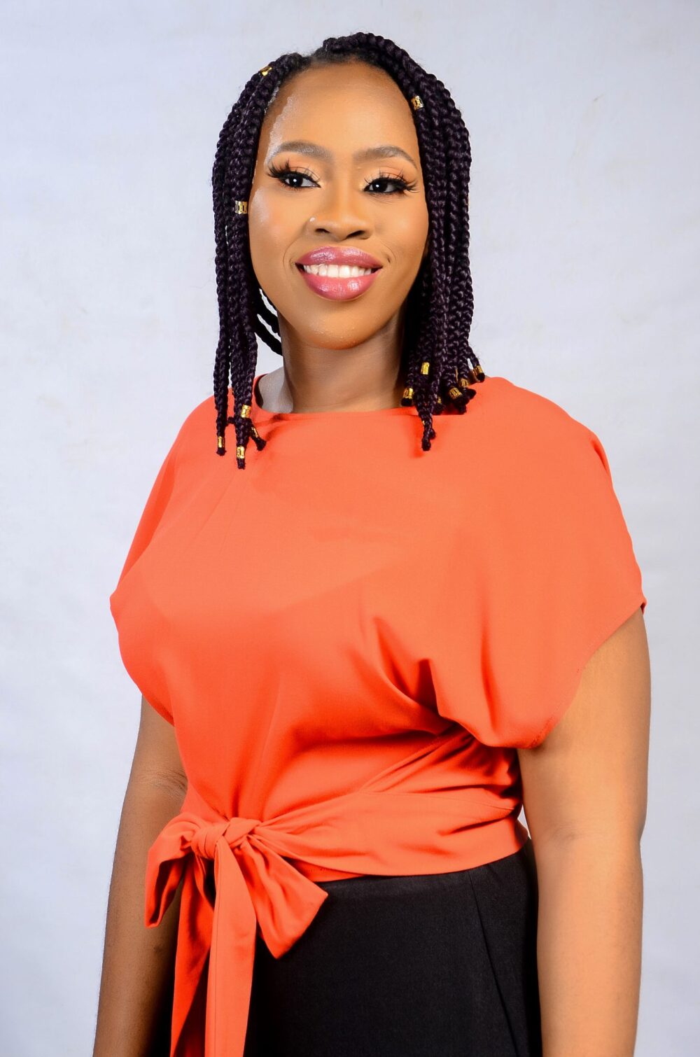 Kele Wrap Top - Orange - Image 2