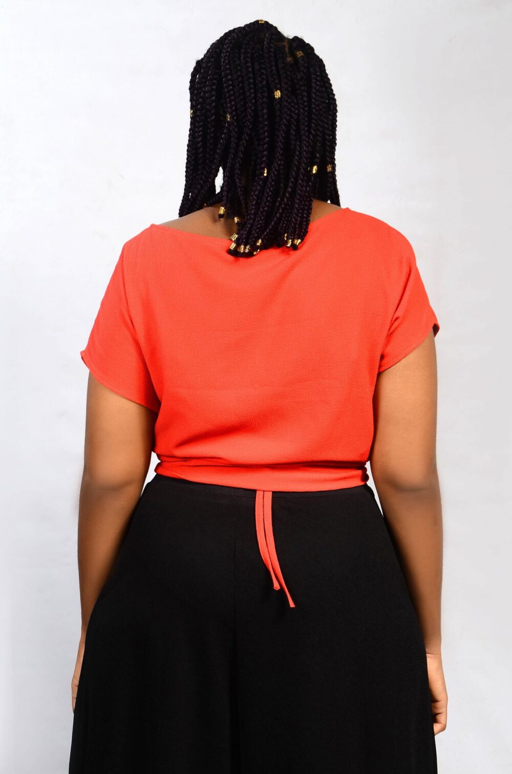 Kele Wrap Top - Red - Image 3